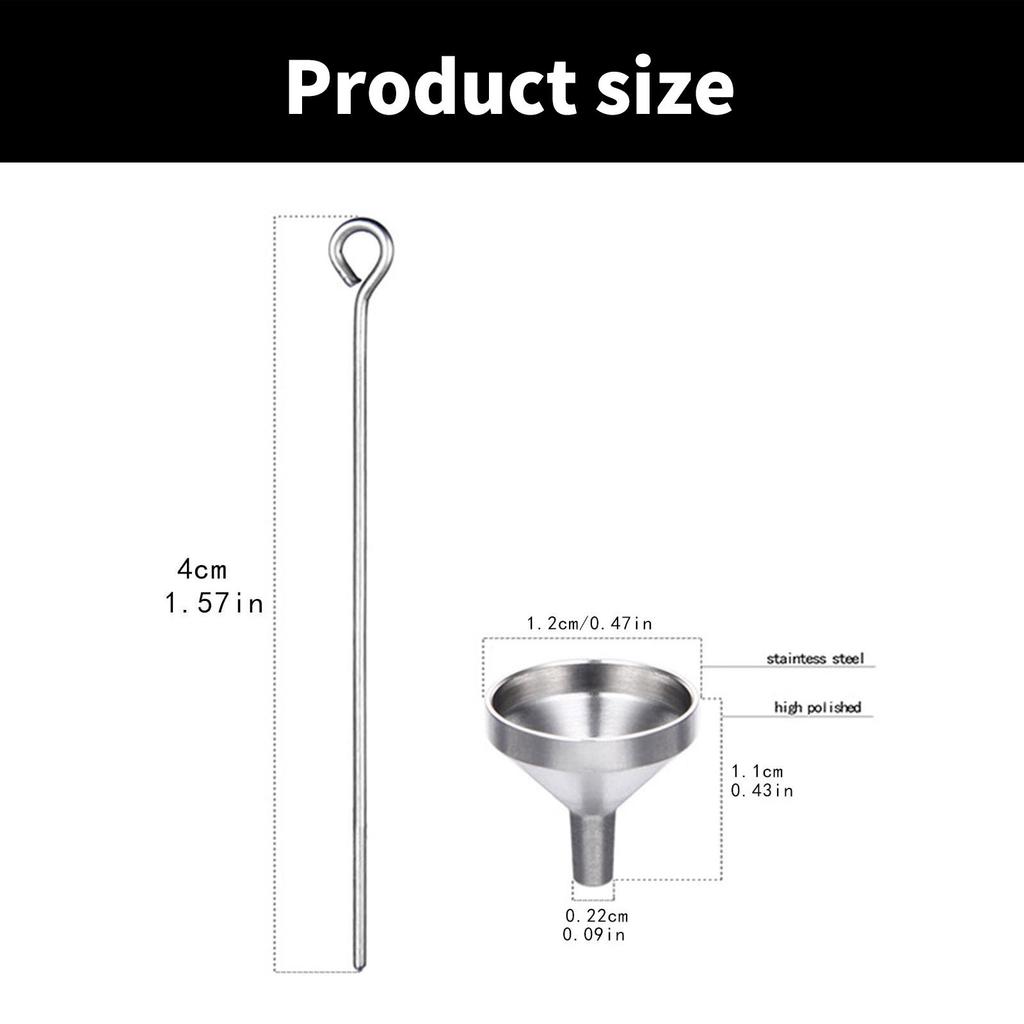 Stylish Miniature Funnel Multifunctional Mini Funnels and Pens Set for Easy Liquid Transfer in Kitchen and Crafting