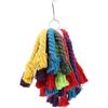Parrot Rope Toys Colorful Cotton Rope Hanging Parrots Chewing Toys Pet Supply Parrots Cage Accessories Chew Toys