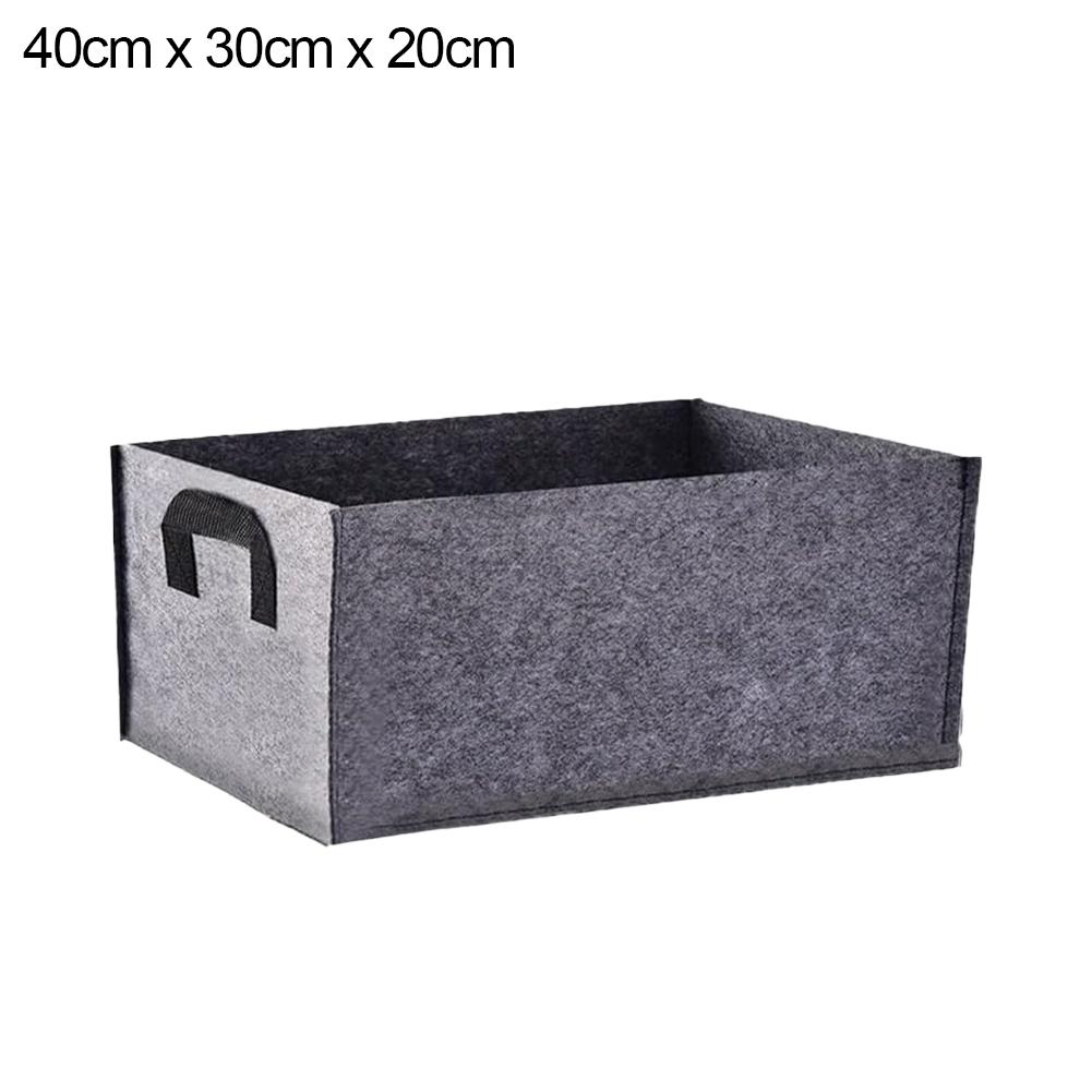 Rectangular Thickened Felt Planting Bag Growing Bucket Plant Growth Bag Multi-Functional Vegetable Plant Non-Woven Felt Growing