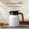 Shangqi Stainless Steel Insulated Stew Tea Pot with Wooden Handle
