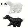 Decorative Ghost Sculptures Halloween Dog Figurine, Resin Spooky Draped Cute Statues Statue for Living Room, Bedroom, Office, Home Desktop Decor