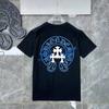 D40 Sommar Ny Högkvalitativ Bomull Rund Hals Lös Stor Storlek Herr och Dam T-shirt Par T-shirt