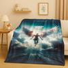 Retro L-Linkin Park Sign Rock Band Music Flannel Blanket,Ultra Soft Warm Plush Throw for Home Bedroom Bed Sofa Cover Camping