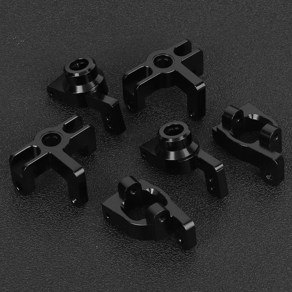 Front Wheel Seat Rear Wheel Seat C Shaped Seat Fit for 1:14 144001 RC Car(Black )