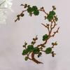 Cherry Blossom Iron Patch Iron-on Blossom Plum Applique Patch Embroidered Floral Patch for Jeans Garment Jackets Backpacks Clothes DIY Crafts