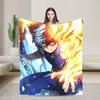 My Hero Academia Decken Flanell Anime Super Weiche Überwurfdecke für Auto Sofa Couch Schlafzimmer Steppdecke