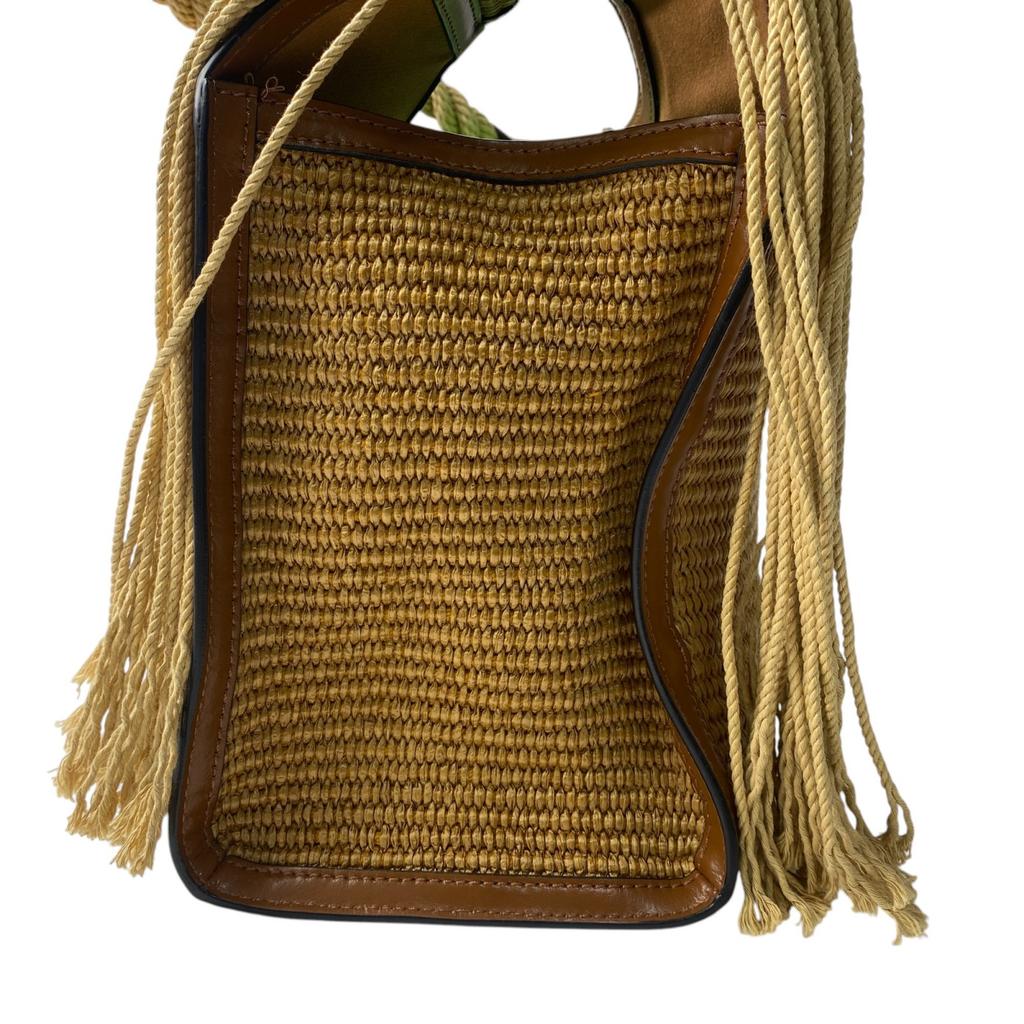 Used MARNITote Bag Brown leather/cotton Women