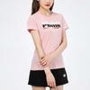 PUMA Multicoloured Tee With Letter Print Round Neck Short Sleeve T-Shirt Women Tops Pink 845603-15