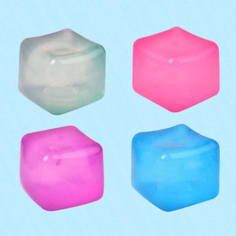 Handheld Desktop Toy Made Of Super Elastic Squeezing Material, Effectively Relieves Anxiety, Maintains Cubic Shape