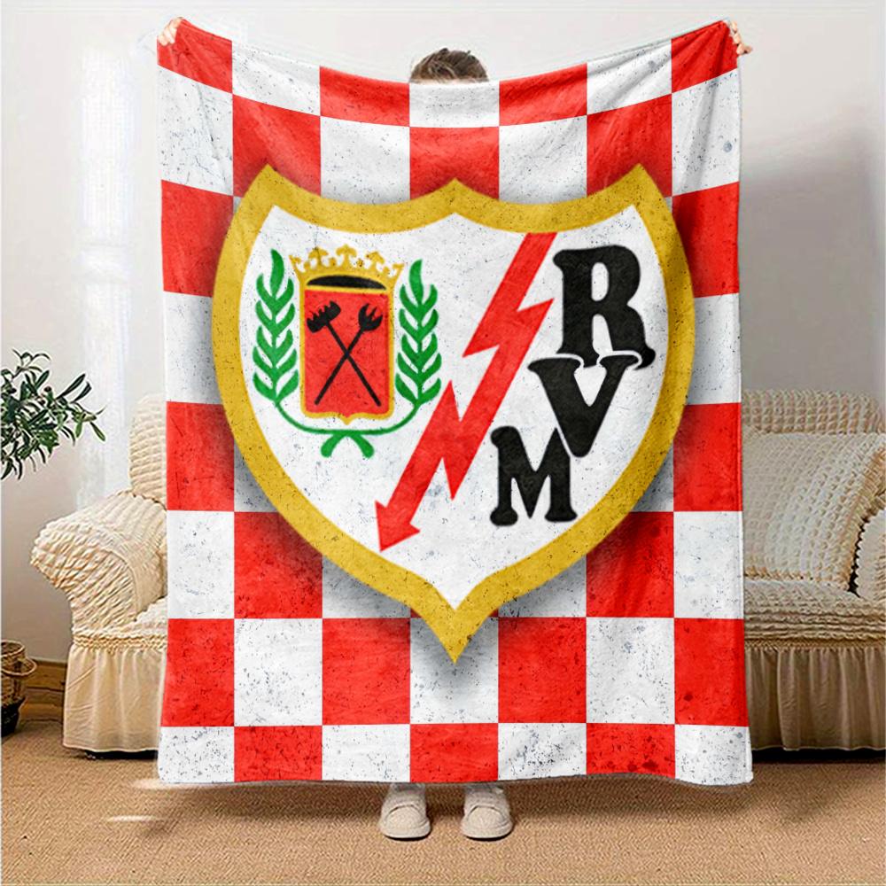 Rayo Vallecano Blanket, High quality Comfortable for All Seasons, Home Decor, Warmth and Comfort
