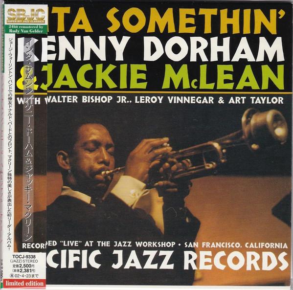 

CD KENNY DORHAM & JACKIE MCLEAN - Inta Somethin TOCJ9338 Pacific Jazz 2001 Japan ObiJazz Used