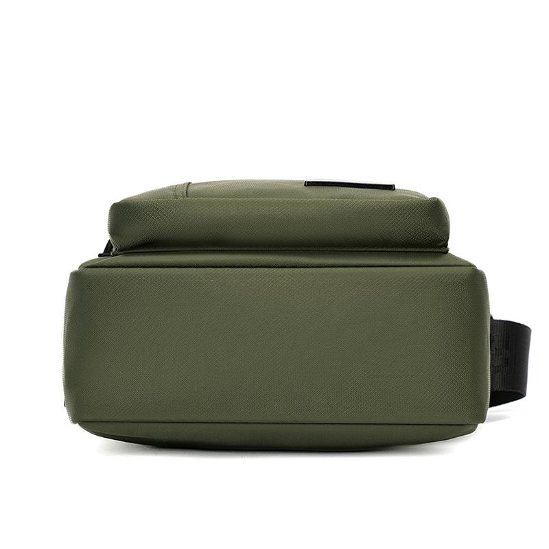 Men's Oxford Crossbody Bag Middle-Aged Sports Travel Shoulder Bag Multi-Compartment Mobile Phone Bag