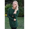 Premium Quality Women Solid Knitted Sweater Dress With Cozy O Neck Design For Autumn And Winter