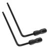 2PCS 5mm Truss Rod Wrench Neck Adjustment Hex Wrenches for Acoustic Electric Guitar Bass Black