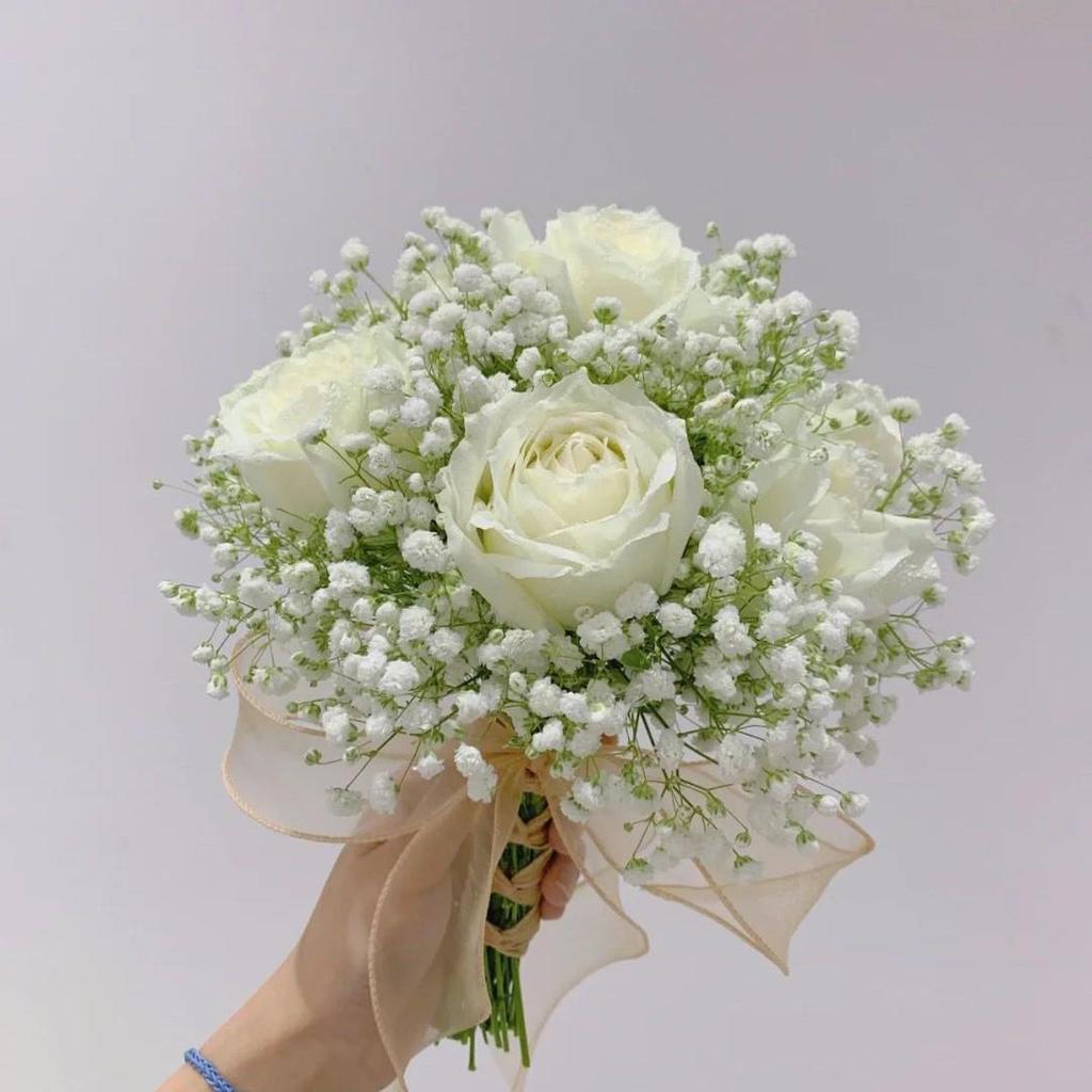 Koreanischer Waldstil Braut-Handstrauß für Hochzeit oder Foto-Requisiten