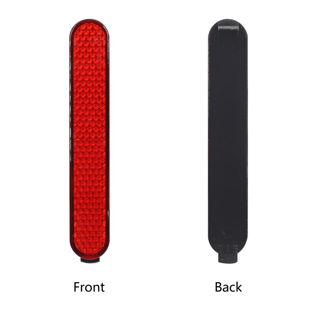 2Set Electric Scooter Side Reflective Strap Safety Tube Night Reflector Scooter Rear Wheel Protective Decorative Shell