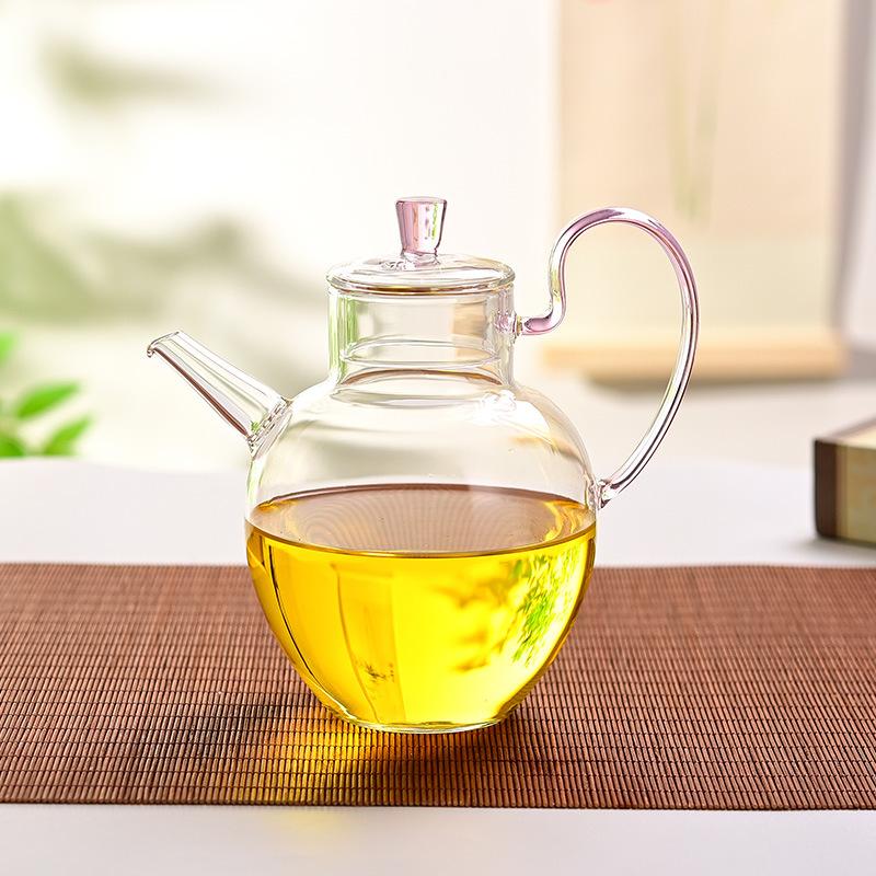 

Имитация династии Сун, горшок для удержания, яблочный горшок, чайник для зеленого чая, новый китайский стеклянный чайник