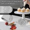 5 Pcs Cake Fondant Mold Leaf Silicone Chocolate Gummy Moulds Non Stick Cakes Decoration Tools for Baking Kitchen Accessories