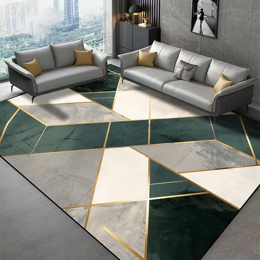 Modern Simple Living Room Rugs Non-slip Household Mat Washable Bedroom Decor Bedside Carpet Large Size Floor Mats 160x200cm