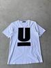 UNDERCOVER ARCHIVE LOGO PRINT WHITE TEE Unisex T-Shirt