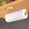 1Pc Self Adhesive Paper Towel Holder Under Cabinet Mount, Wall Mounted Paper Towel Roll Holder for Kitchen.