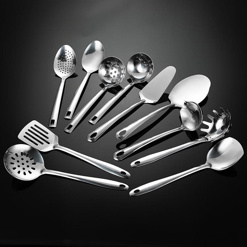 Abay Stainless Steel Square Handle Oil Spoon
