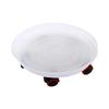 High Capacity Plant Cart Garden Container Tray With Smooth Rolling Wheels Support Large Heavy Decorative Pots