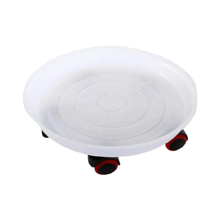 High Capacity Plant Cart Garden Container Tray With Smooth Rolling Wheels Support Large Heavy Decorative Pots