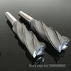Carbide Insert Spiral End Mill with Straight, Taper & Morse Shanks, Non-standard Threaded Brazed Carbide Tool