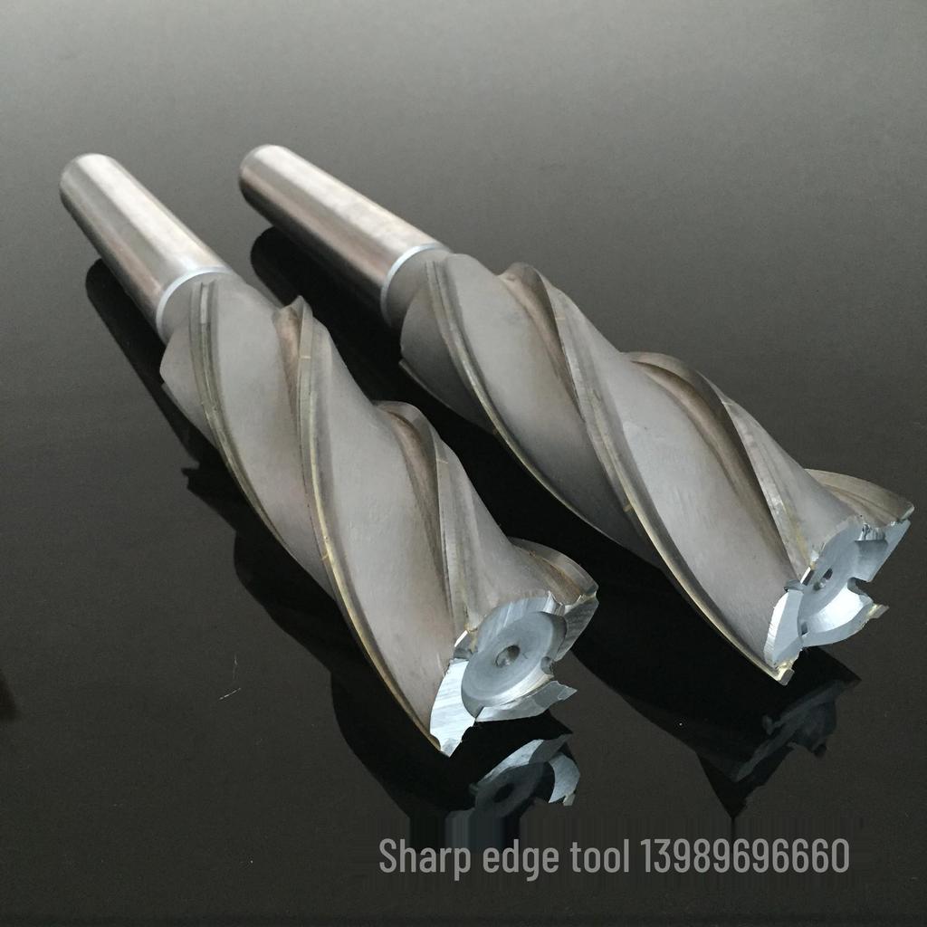 Carbide Insert Spiral End Mill with Straight, Taper & Morse Shanks, Non-standard Threaded Brazed Carbide Tool