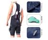 Morethan Cycling Bib Pants with and Stretchy Features Men's (Size L/Black/Cropped Length) Pad, Sweat-Wicking, Quick-Drying, Reflective, (BVP-013)