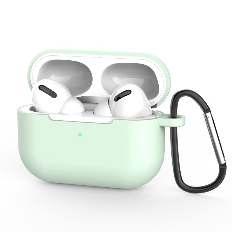 AirPods Pro Silicone Protective Cover for AirPods Protective Cover Silicone Cover with Buckle