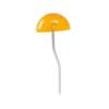 Iron Garden Decoration Mushroom Shaped Ground Stake Ornament Hand Painted Metal Sculpture for Outdoor Yard Landscape Art