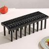 Adjustable Pot Lid Rack Plastic Cutting Board Holder Multi-functional Dish Drying Rack  Countertop