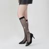 Fishnet socks New hot diamond socks Women's socks Hot-selling white diamond tube socks