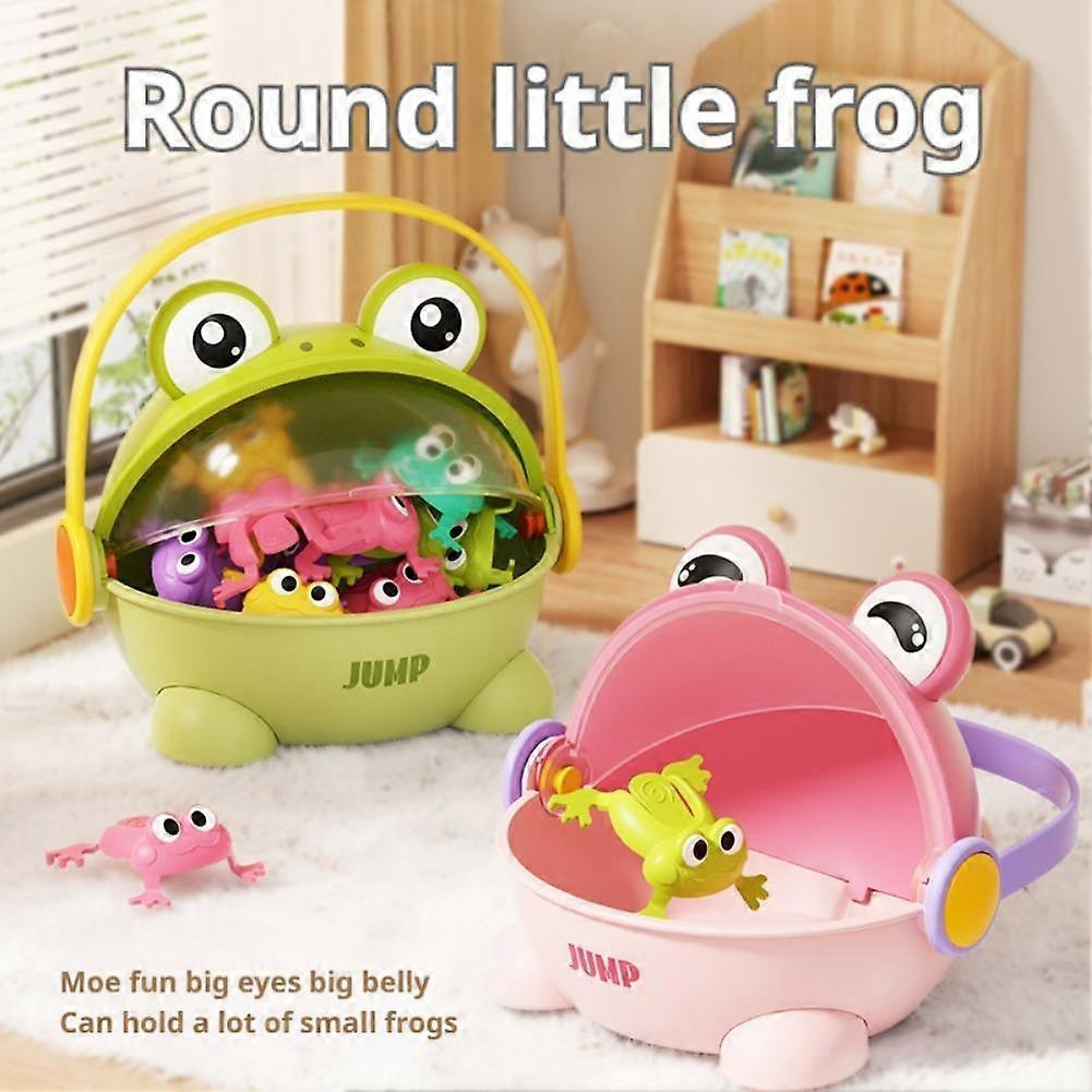 Jumping Frog Toys Candy Color Classic Children Kids Funny Party Contest Games