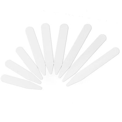 200Pcs Applied Plastic Unisex Formal Dress Shirt Collar Stays Bones Stiffeners