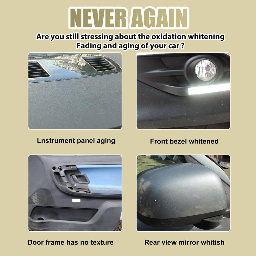 Car Plastic Refurbishment Agent Cleaning Car Interior Dial Polishing Maintenance Dustproof Agent