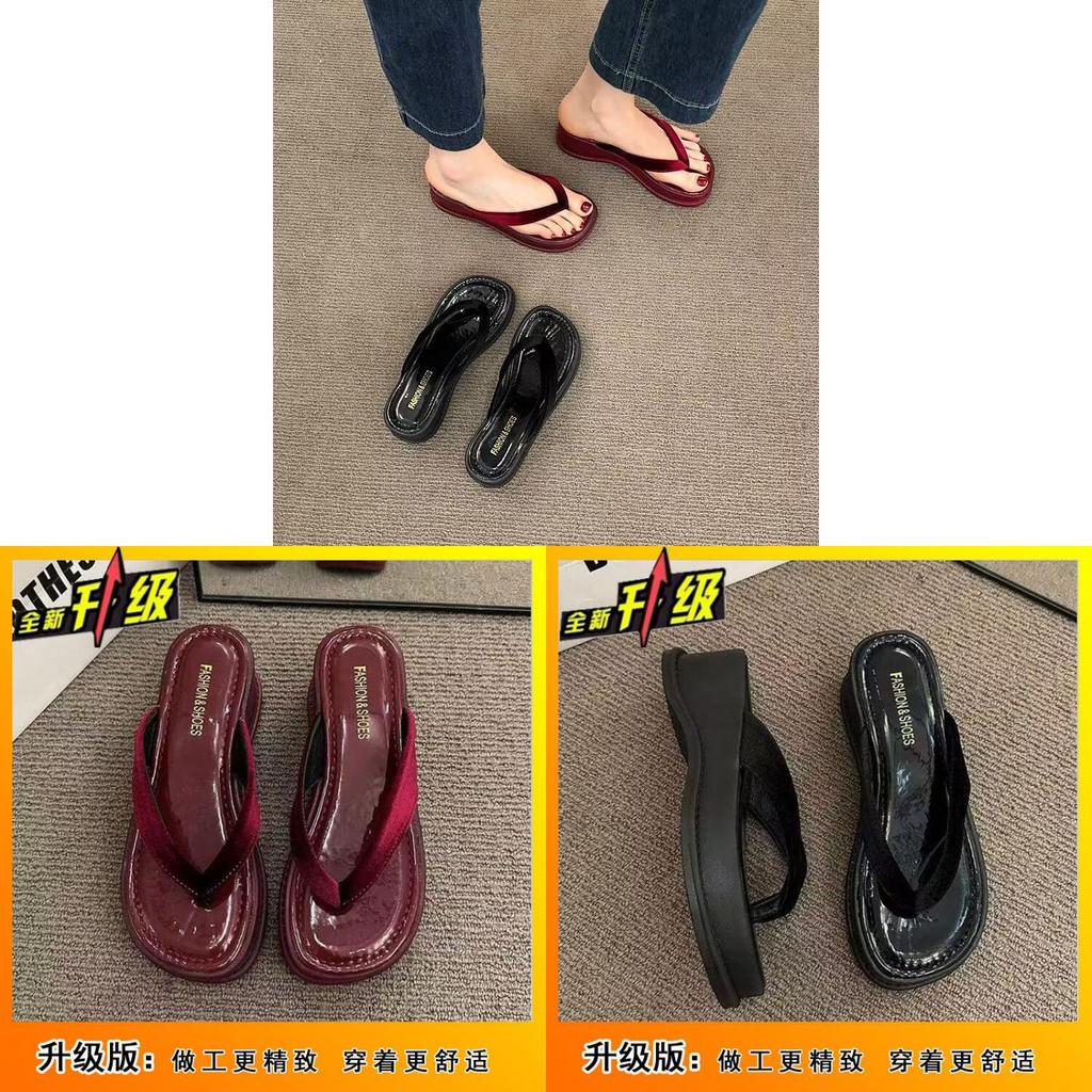 Fashion Platform Sandals With Anti Slip Rubber Sole For Adult Daily Wear