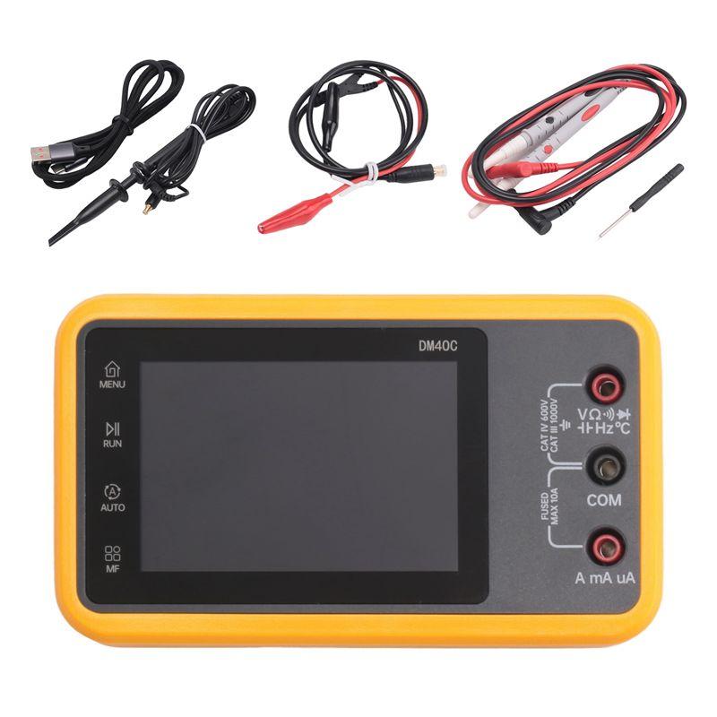 A74E-DM40 10Hz-40Mhz Portable Digital Multimeter 50M Sample Rate Voltage Diode Handheld Digital Automotive Tools DM40C-B