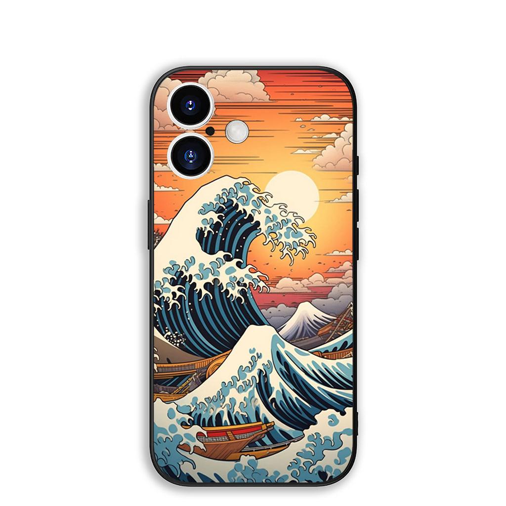 Cover for Motorola Moto Edge 50 30 One Fusion 40 Neo Ultra Pro 20 Lite G50 G85 G84 E15 E14 Phone Case The Great Wave of Kanagawa
