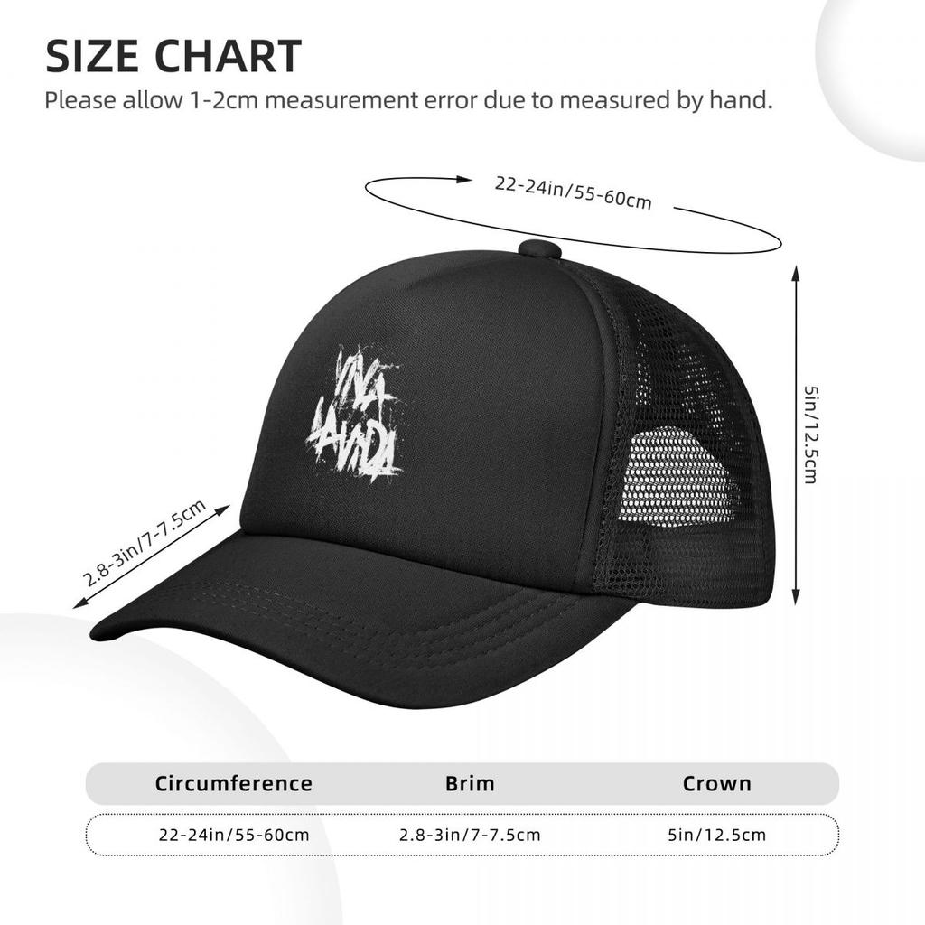 Coldplay Viva La Vida Stretchy Trucker Hat Mesh Baseball Cap Adjustable Snapback Closure Hats for Unisex Women Comfortable