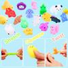 100Pcs Mochi Squishy Toy Individually Wrapped Squishy Toys for Kids Party Favors, Kawaii Squishies Animals Stress Relief Toy for Boys Girls Birthday
