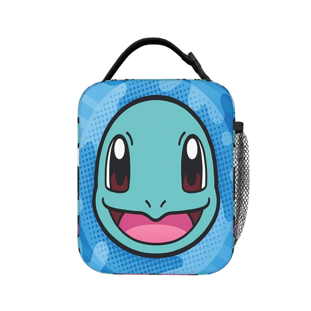 Squirtle Tiny Anime Lunch Bag School Lunch Box For Child Fun Graphic Thermal Lunch Bags Waterproof Convenient Cooler Bag