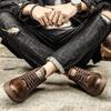 Autumn Leather New High-top Casual Shoes Youth Retro Lace-up Martin Shoes Men's Fashion Trend Flats