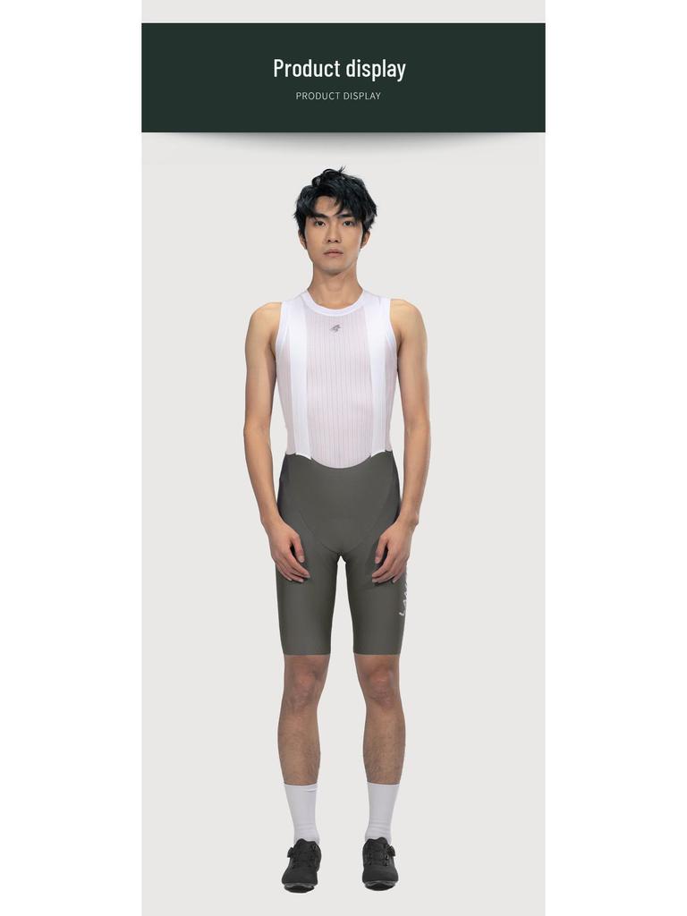 Lampaida Quick-Dry Men's Cycling Bib Shorts - Breathable for Spring/Summer
