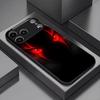 Cool Horror Red Demon Eyes fashion phone cases phone case fundas Glass Phone Case for iPhone 17 16 15 14 13 12pm Pro Plus