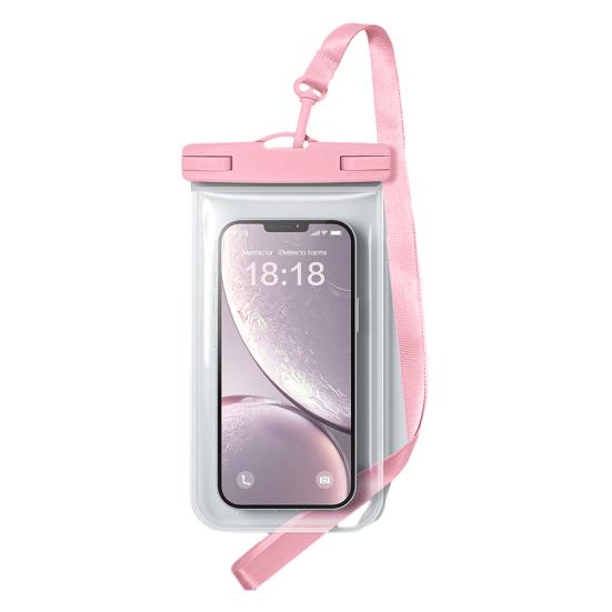 Waterproof Cell Phone Pouch Underwater Cell Phone Dry Bag Case Lanyard Beach Swimming Kayaking Boating Clear Phone Holder Protector