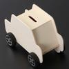 Wooden Car Shaped Piggy Bank Money Saving Box Creative Coin Bank Diy Educational Toy For Wood Saving Pot Wooden Saving Pot