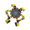 Spinning Tops Toy Deformable ABS Pattern Decompression Toys Christmas Gifts Outdoor Fidgets Plaything Children Workers